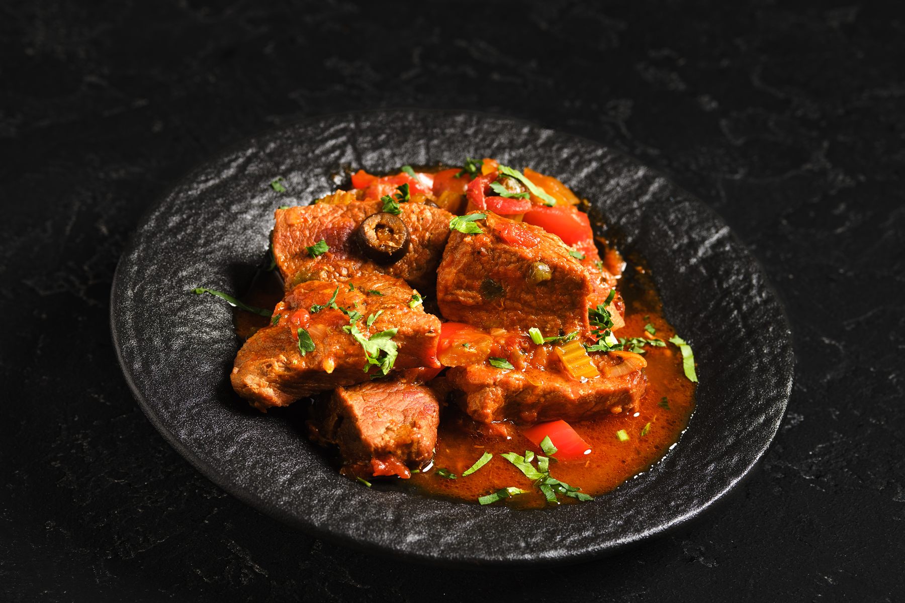 Slow-cooked Hyderabadi meat curry served at Bahaar